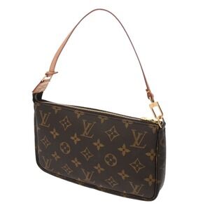 Louis Vuitton Monogram Brown Canvas Accessoires Accessory Pochette